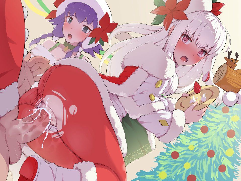 Новый год хентай, Новогодние Hentai арты, Рождественский porno 2022, секс Christmas