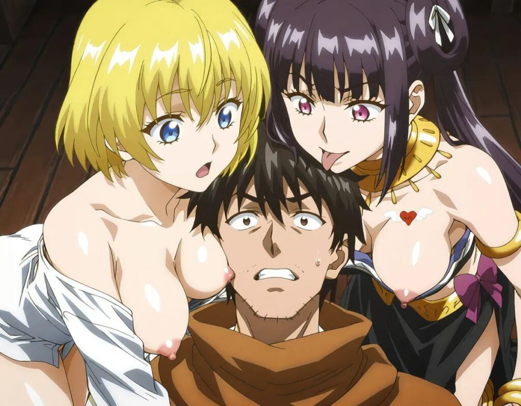 Хентай секс арты из аниме Повседневная жизнь одинокого 29 летнего авантюриста, hentai sex arts anime 29-sai Dokushin Chuuken Boukensha no Nichijou, голая эльфийка Олив Кармен, Лилуи